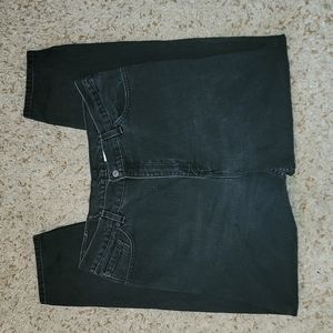 Levi's vintage 550 Relaxed Fit Tapered leg black jeans